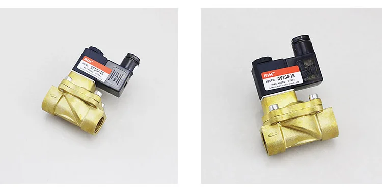 

2V130 series normally closed Airtac type air water light oil brass copper 2 way solenoid valve