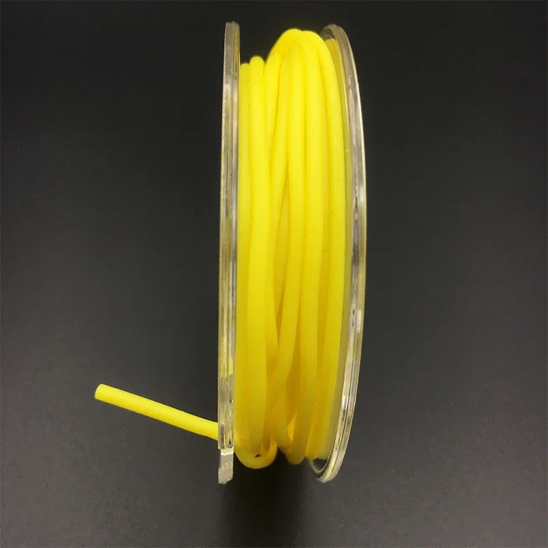 Elastic Dental Rubber Dam Estabilização Cord, Cunhas Médias, Grampos Folhas, 2,1 m por Dia 1,8mm, 1 Rolo
