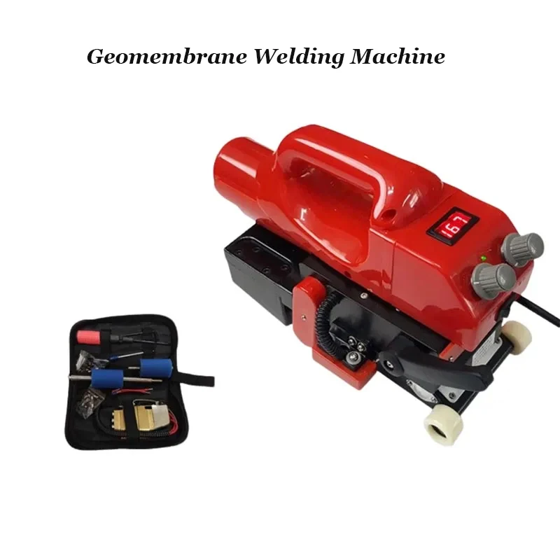 

220V Geomembrane Welding Machine Hot Wedge Welding Machine HDPE Sheet Plastic Liner Welder PVC Film Sealing Machine