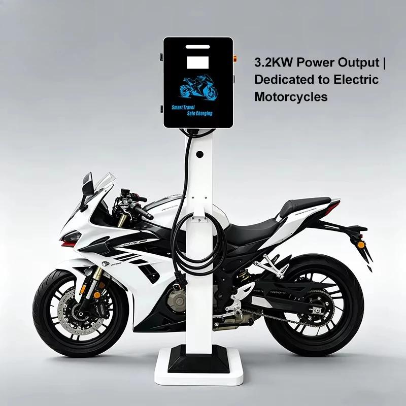 Fast DC Charging Station 3.2KW for E-Motorcycles and Electric Bikes Smart Protection for Home or Fleet Use