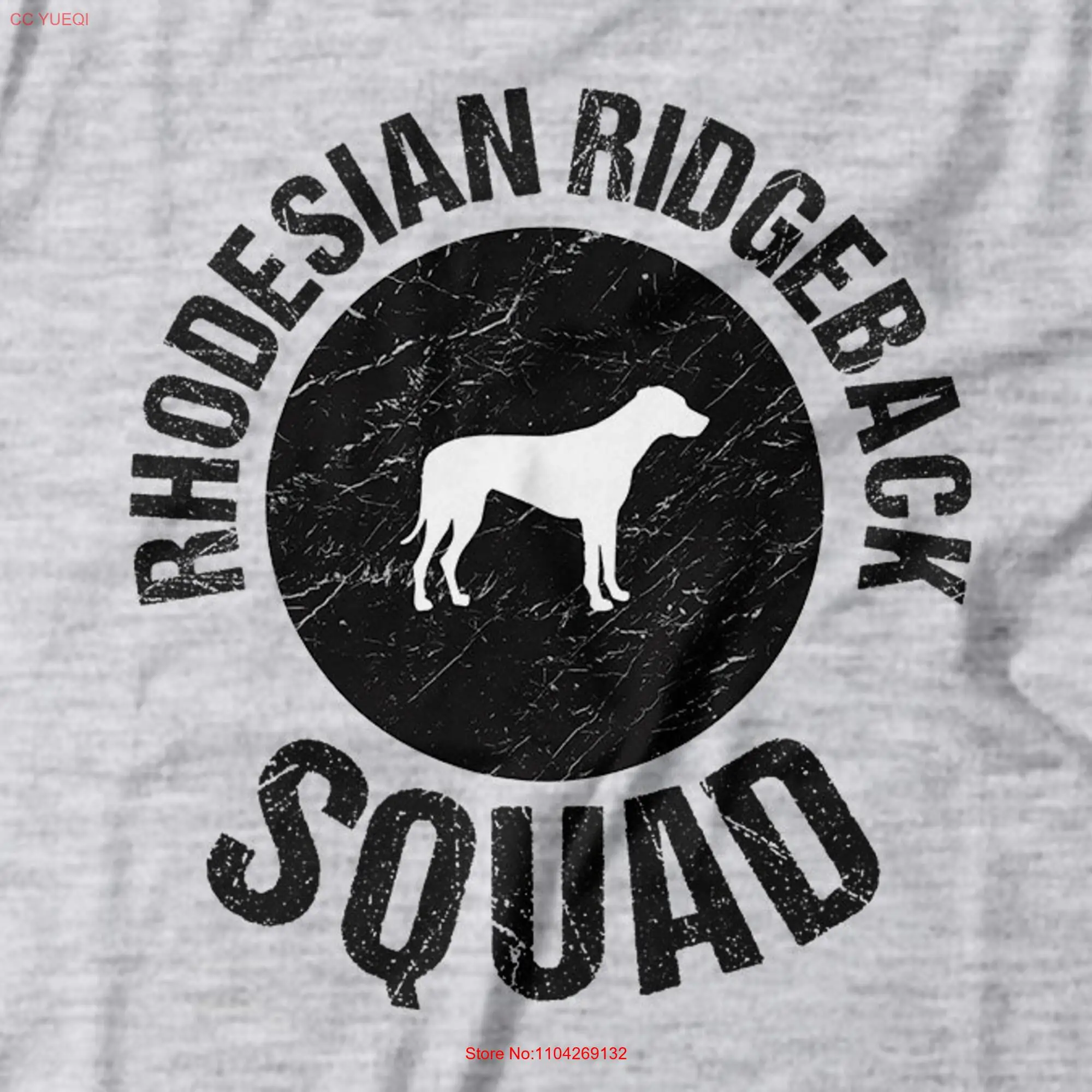 Rhodesian Ridgeback T Shirt Squad Dog Owner long or short sleeves