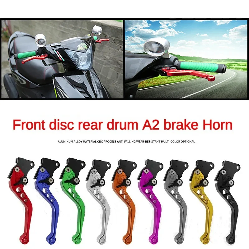 

Motorcycle Aluminium Alloy Adjustable Front Rear Brake Handle Lever Motorcycle Modification Horn Hand Lever For Yamaha Kawasaki