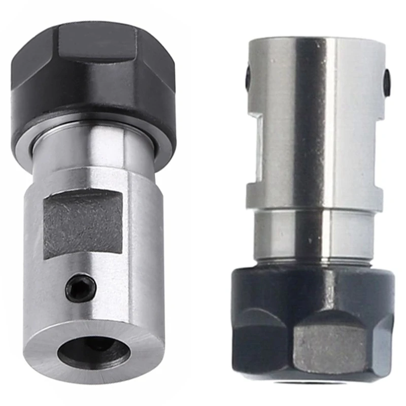 A05I-1X ER11 Collet Chuck Motor Shaft Extension Rod Spindle Collet & 1Pcs C20 Er16 32L 8Mm Spindle Motor Clamp Rod