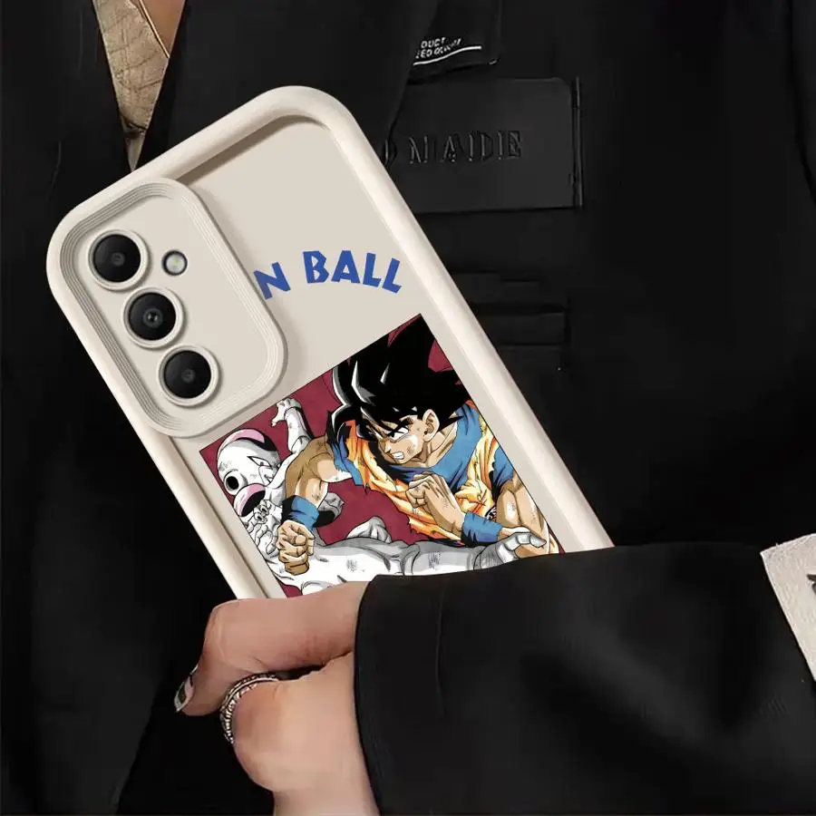เคสโทรศัพท์สำหรับ Samsung Galaxy A25 A51 A53 A54 A35 A73 A72 A71 A55 A52 A06 A15 เคสนิ่มลายการ์ตูนดราก้อนบอล เวเจต้า