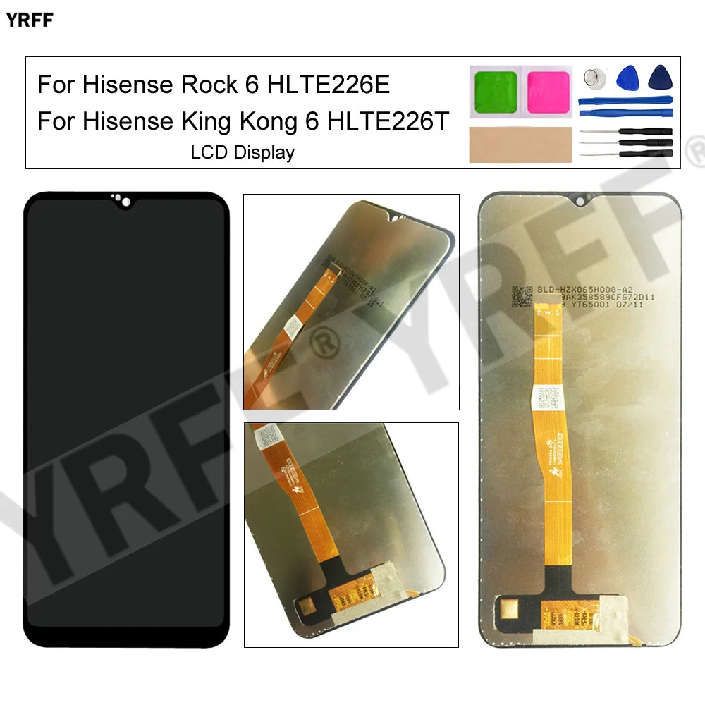 LCD Display,Original Phone Touch Screen Digitizer Assembly,For Hisense Rock 6 HLTE226E,For HISENSE KING KONG 6 HLTE226T