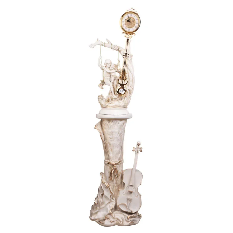 *a&European floor clock, living room vertical clock, fashionable and creative floor ornament, simple decoration, large pendulum