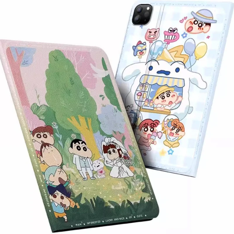 

Crayon Shin-chan для iPad Чехол для iPad Air 4 5 10,9 дюйма M2 M3 Pro4 5 6 12,9 дюйма Чехол для планшета Ipad 8/9/10 10,2 дюйма A16 11 дюймов Защитный чехол