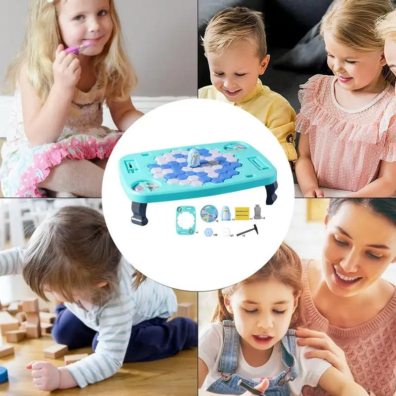 Penguin Ice Game Penguin Trap Activate Game Preschool Game For Kids Ages 3 And Up Interactive Toy For Adults Families