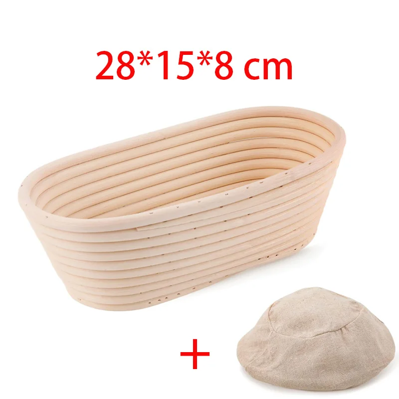 Brotkorb aus natürlichem Rattan, handgefertigt, Rattan-Weiden-Backnapf, Teiggärung, Sauerteig, Banneton-Brotkorb