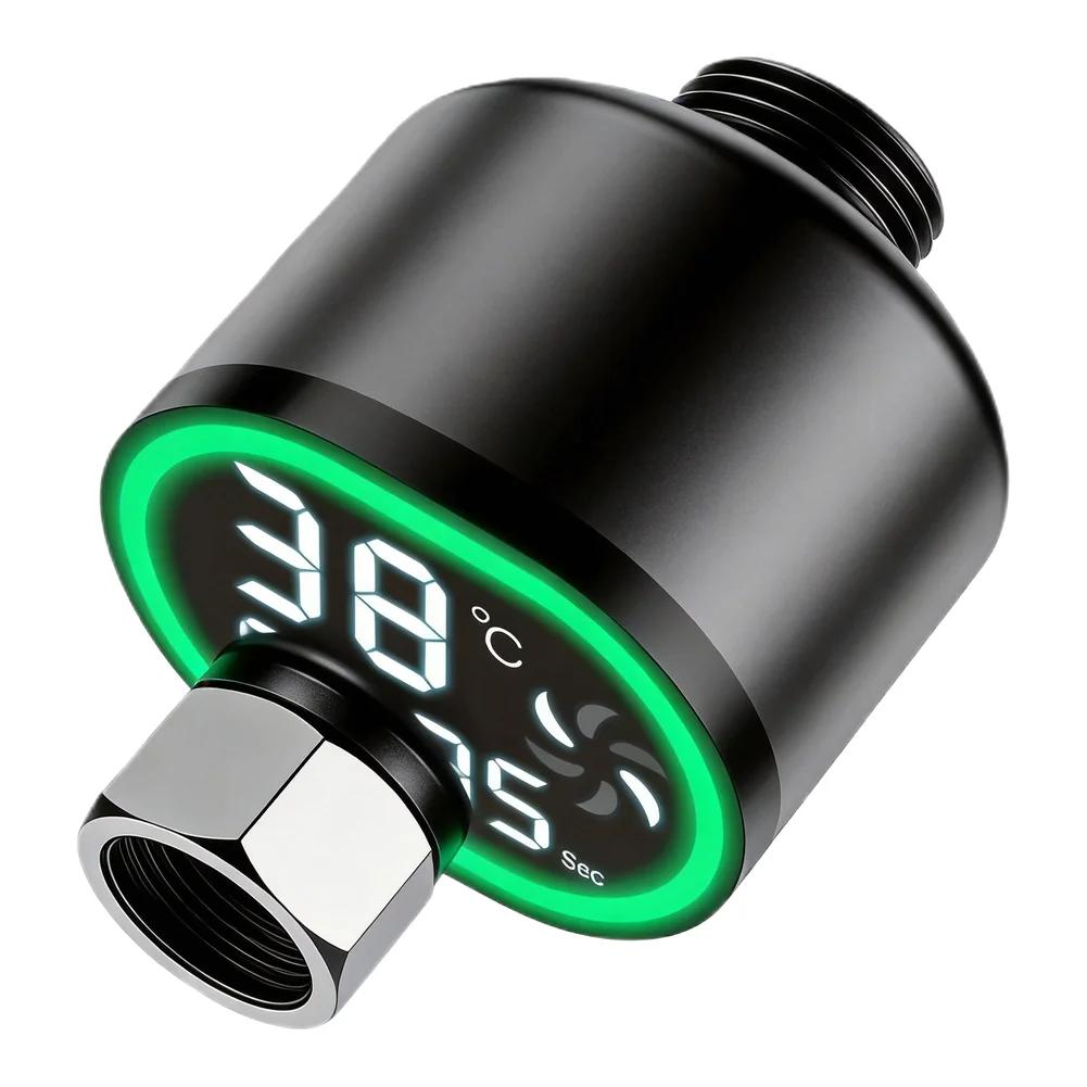 Shower Water Thermometer With Visual LED Digital Display Color Changing For Baby Bath Safety Monitoring Faucet Accessories