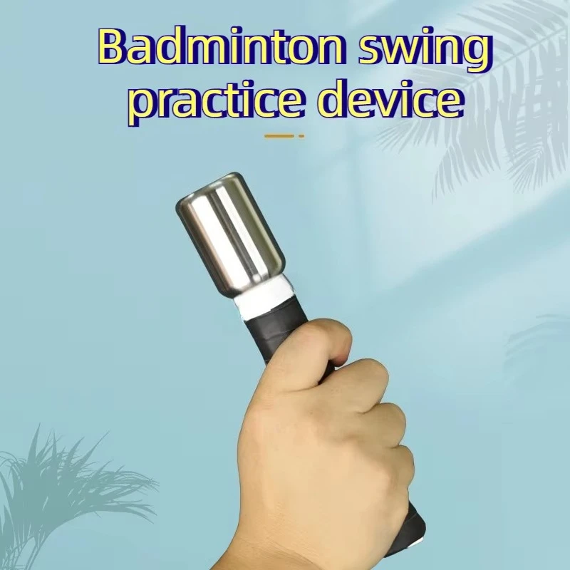 Portable Badminton Wrist Strength Trainer Beginner Badminton Swing Training Device Anti-slip Swings Trainer Small Sports Parts