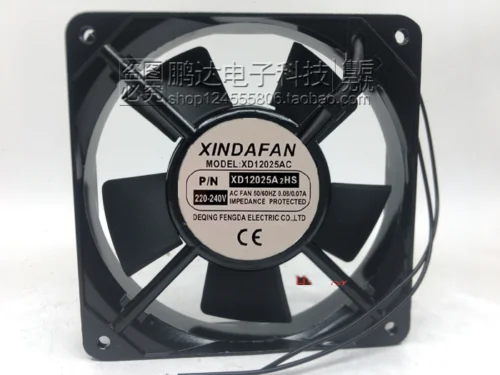 

Original XINDAFAN XD12025AC XD12025A2HS 12cm AC220V 240V 120mm cooling fan