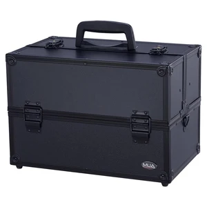 Professional Makeup Artist Cosmetic Train Case w/Extendable Trays Skincare Products, Hair Care Items and Brushes