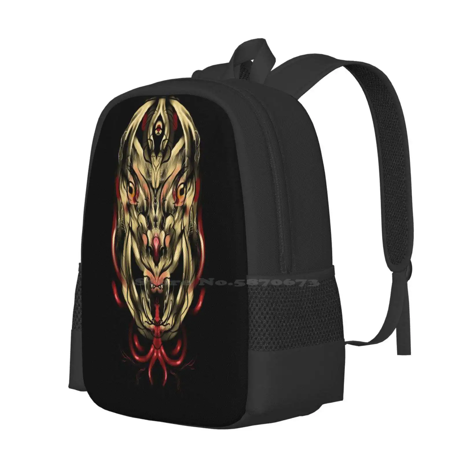 The Serpent Hot Sale Backpack Fashion Bags Magic Mystical Snake Mythology