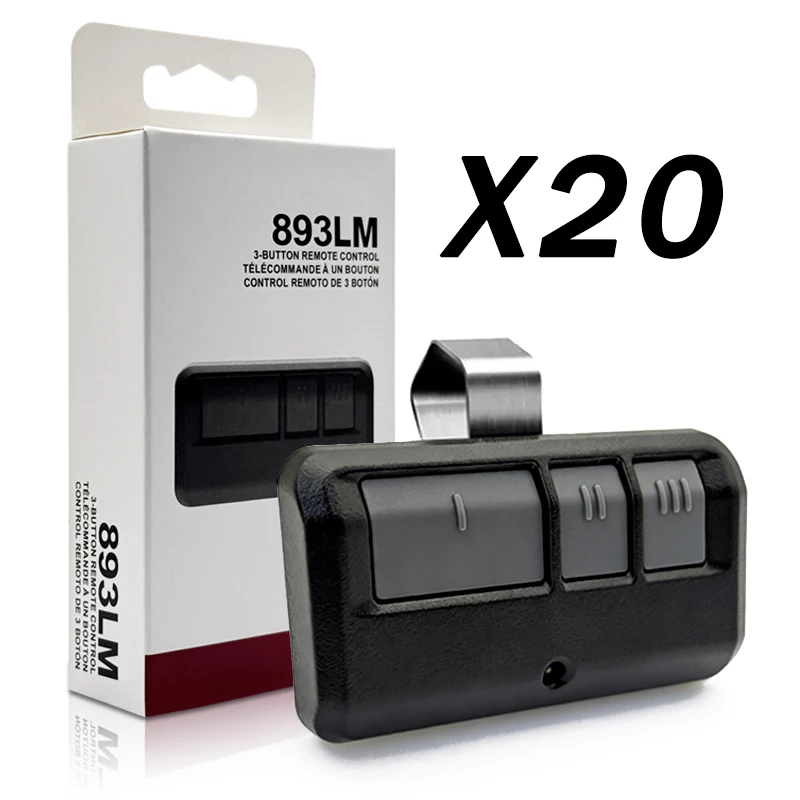 

Работает с желтыми кнопками обучения. Пульт дистанционного управления для гаражных ворот 891LM 893LM 950ESTD 953ESTD 41A7633 Security +2.0 390 МГц