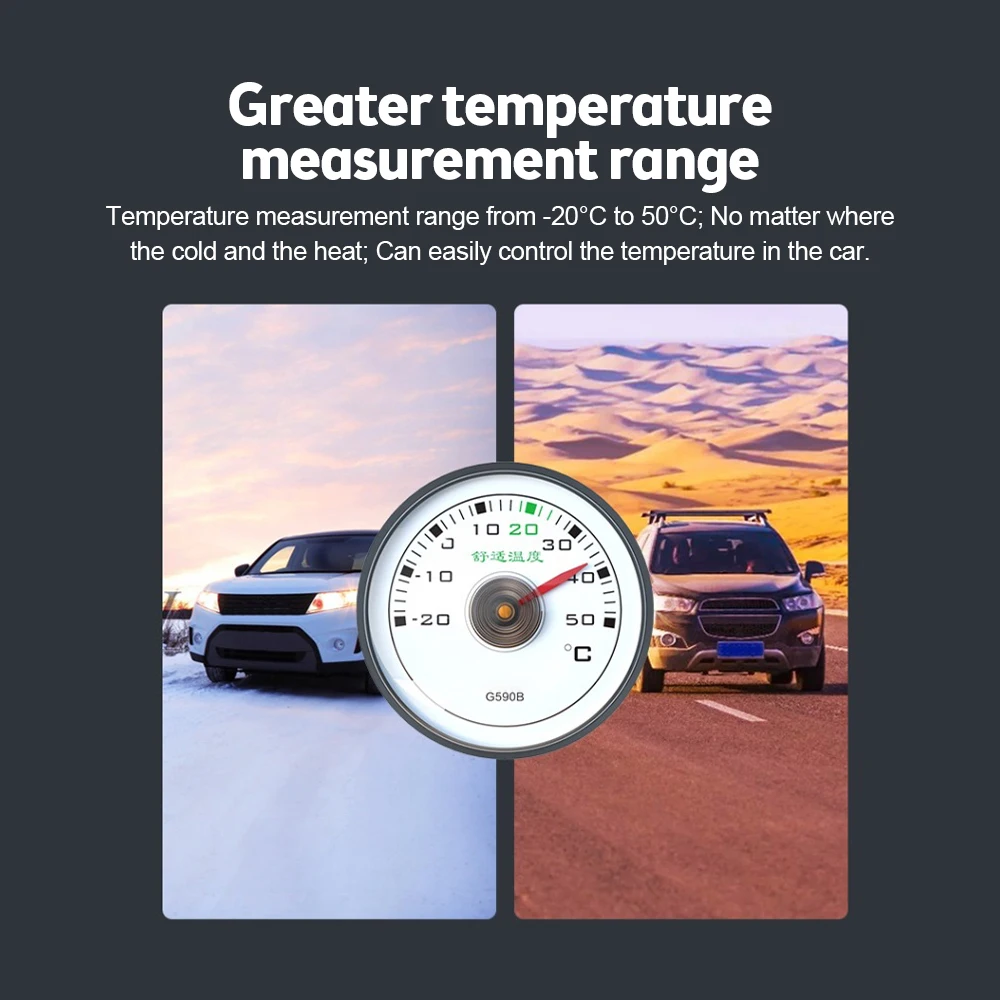 Mini Thermometer Mechanical Thermometer High Precision Mini Thermometer for Car Refrigerator