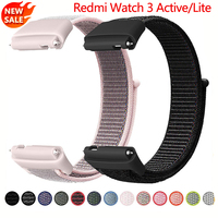 Original Nylon Loop for Redmi Watch 3 active/ Lite band accessories sport Breathable Replacement Correa for Redmi 3 active Strap