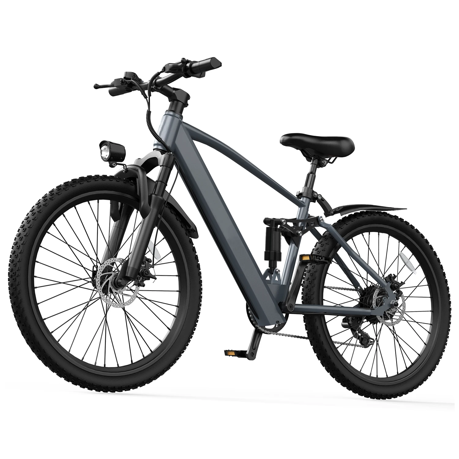 

Local Warehouse ZL L26-1 Adult Ebike Peak 500W Battery Commuter Electric Bicycle 26 Tire Front and rear shock absorbers