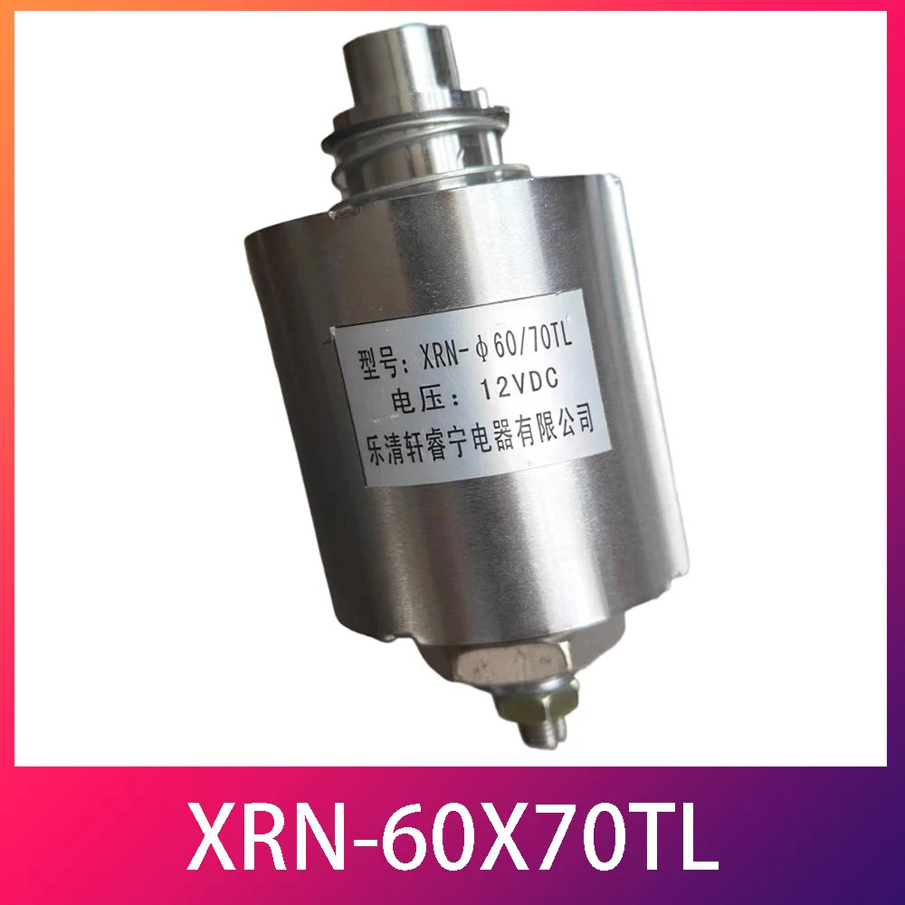DC Linear Push-Pull Electromagnet XRN-60X70TL 40W Intermittent Operation Tubular Solenoid for Industrial Automation