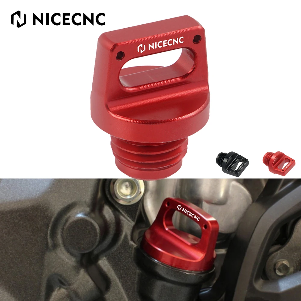

NICECNC For Honda CRF250R CRF250RX 2019-2023 CRF450R CRF450RX CRF450RWE 2021-2023 CRF 250R 450R Engine Oil Filler Cap Plug Cover