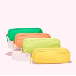 Personalized Stock Nylon Durable Colorful Simple School Bag Holder Storage Pouch Bag Gift Cute Marker Pen Pencil  Case