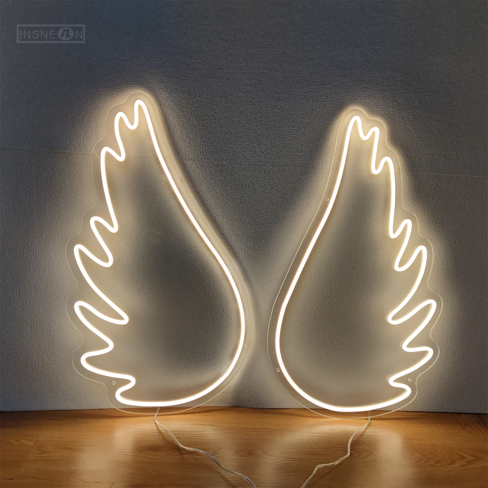 Cupid Angel Wing LED Neon Sign Wedding Engagement Party Birthday Decor Light Aesthetics Room Wall Decor Neon night Light