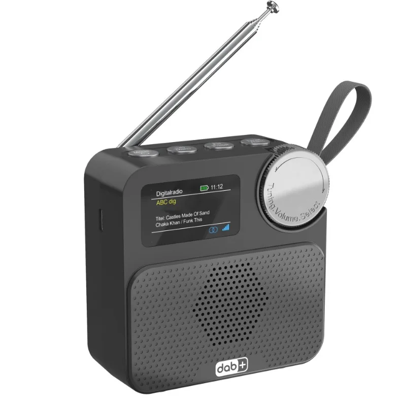 

Портативное цифровое радио DAB с Bluetooth 5.0, перезаряжаемый FM-радиоприемник с ЖК-дисплеем и телескопической антенной для использования на улице