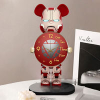 Clock Table Bear Clock Fashion Silent Ornaments Creative Living Room Study Bedroom Time Management Ornaments