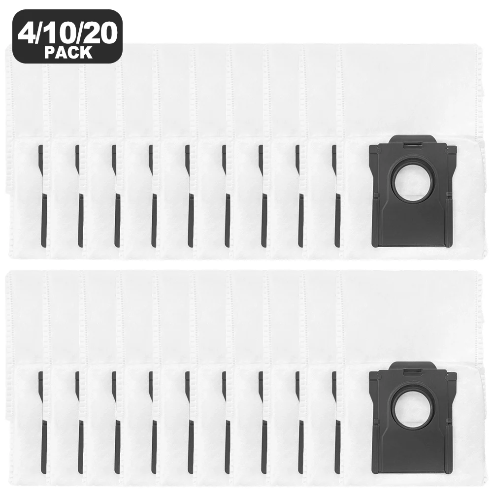 Robot Vacuum Cleaner Dust Bag Replacement Parts Kit For Dreame For X30 For Mova E30 E40 Ultra Dust Collection Bag