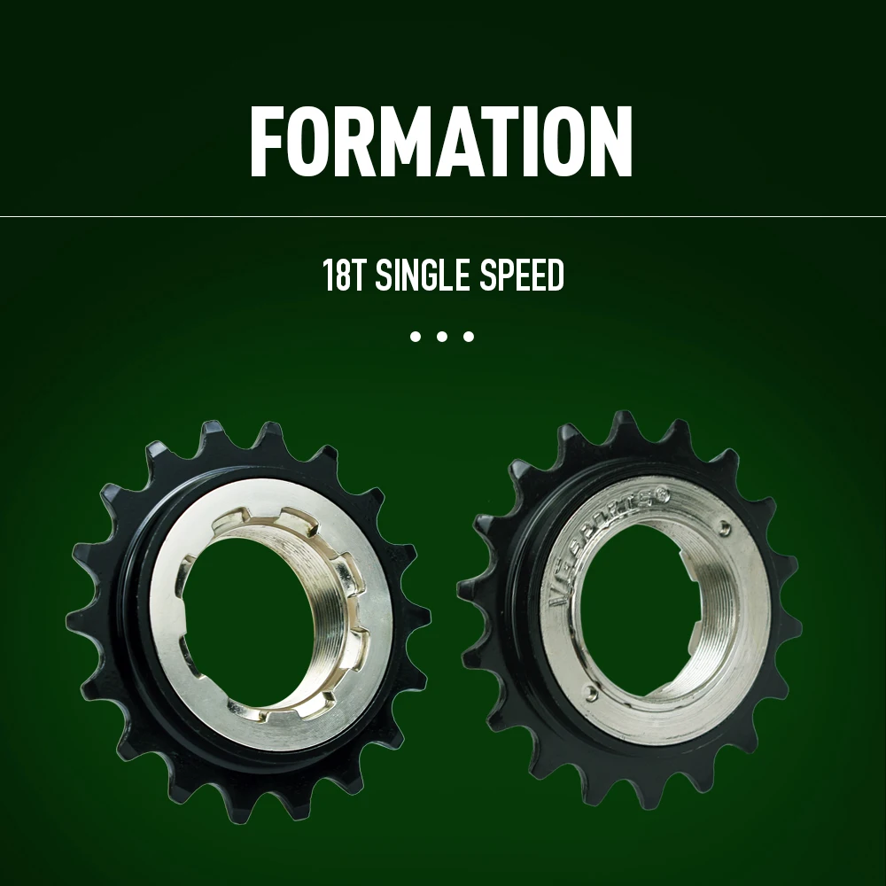 1 Stück 18T VG SPORTS Single Speed Fahrradfreilauf Kompatibel mit 1 Speed Fahrradfreilauf Gewinde Freilauf Ersatzteile – Detail 13