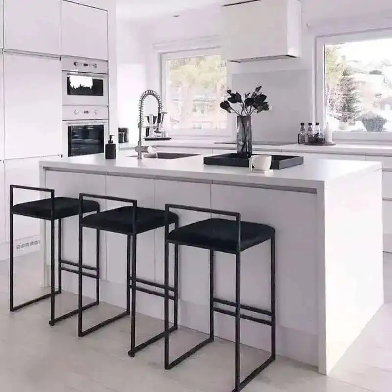

Modern Wrought Simple Stool Nordic High Iron Home Furniture Personality Bar Chair Designer Chairs For Kitchen