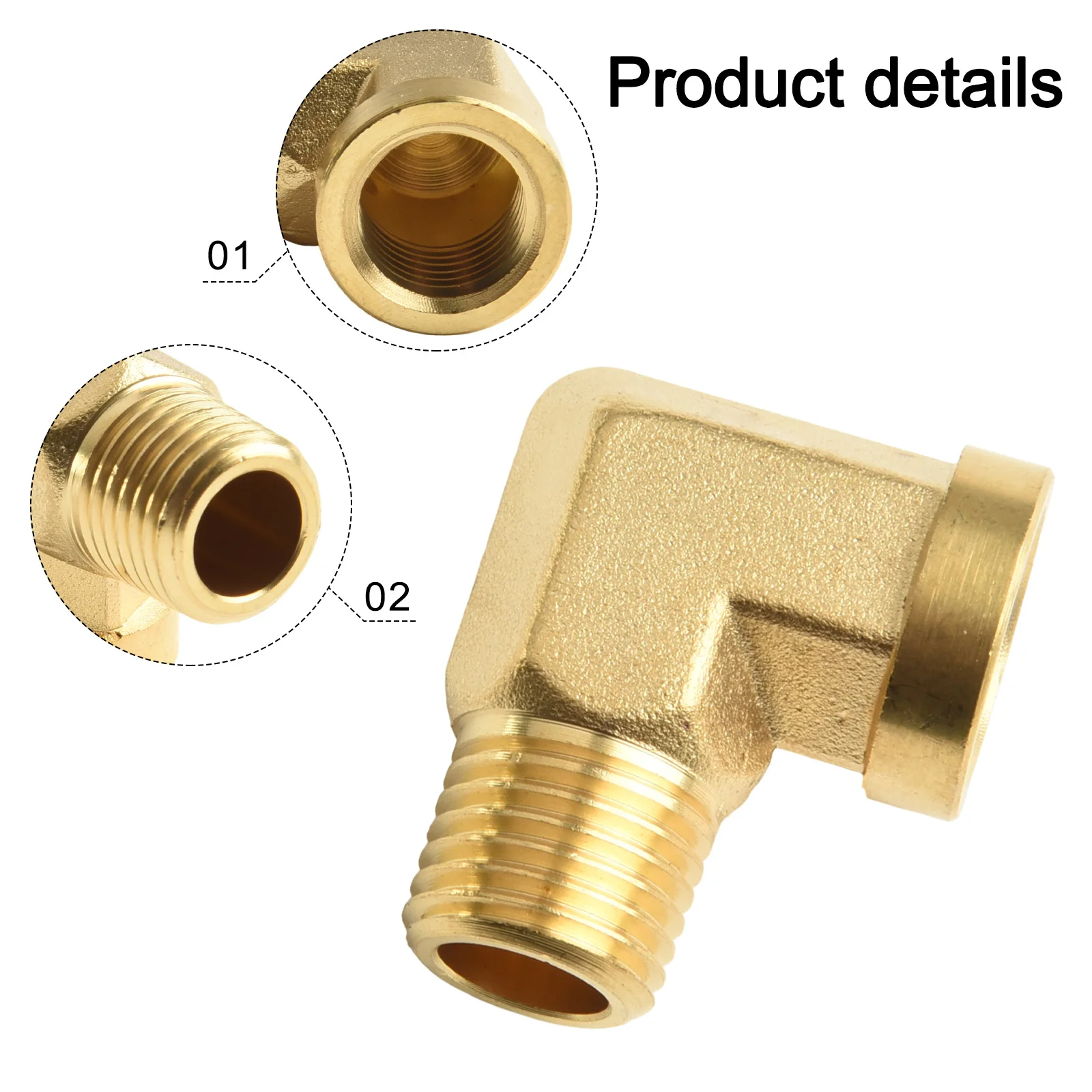 For Industrial Use Metal Pipe Fitting 90 Degree Pipe Connector High Quality Material Yellow Color Connector Coupler