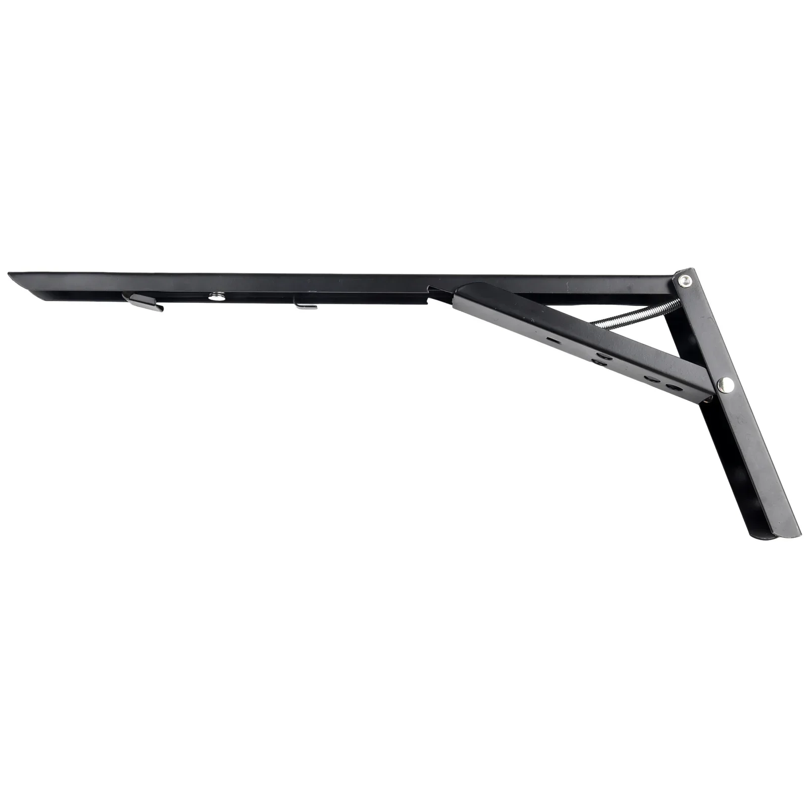 4/8/10/12 Inch Wall Mounted Triangle Folding Angle Bracket Work Bench Table Shelf Bracket Furniture Heavy Support Hardware