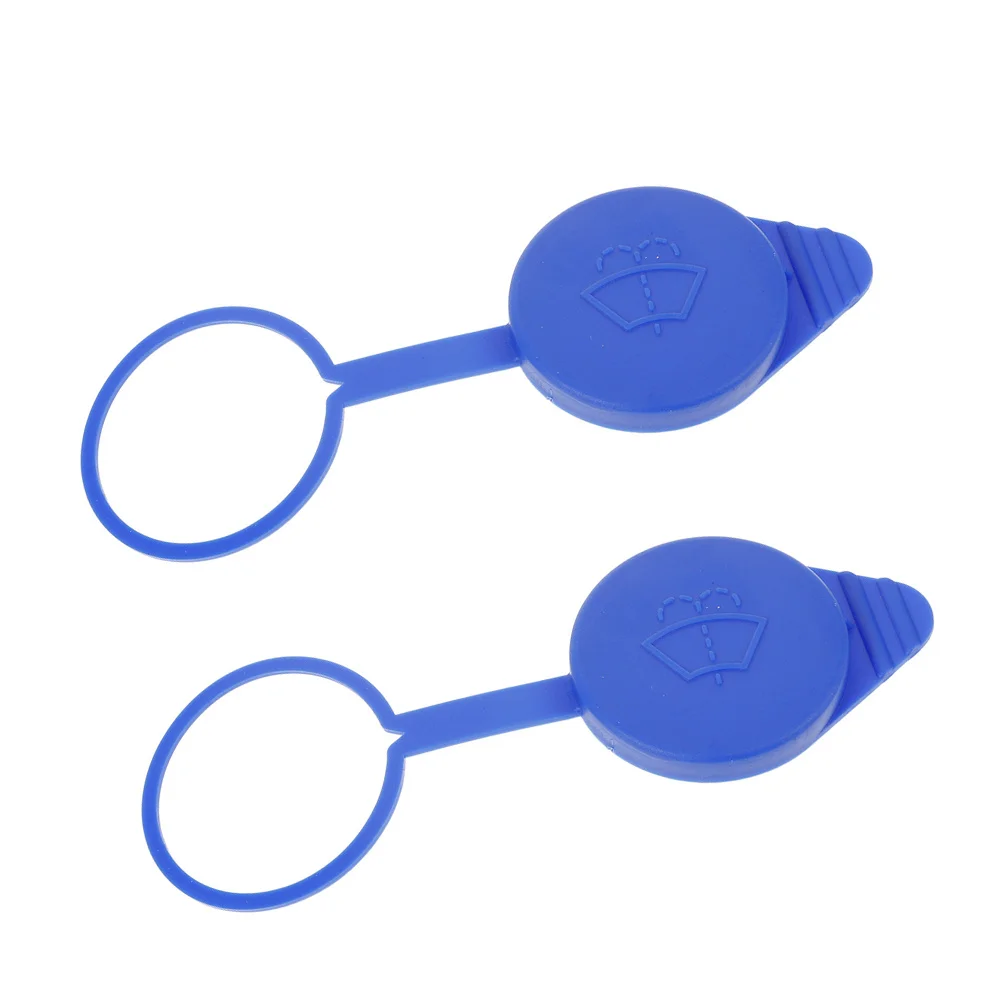 

2Pcs Windshield Washer Fluid Reservoir Cap Replacement Plastic Leak Proof Cover Compatible for Ford Focus 2012-2018