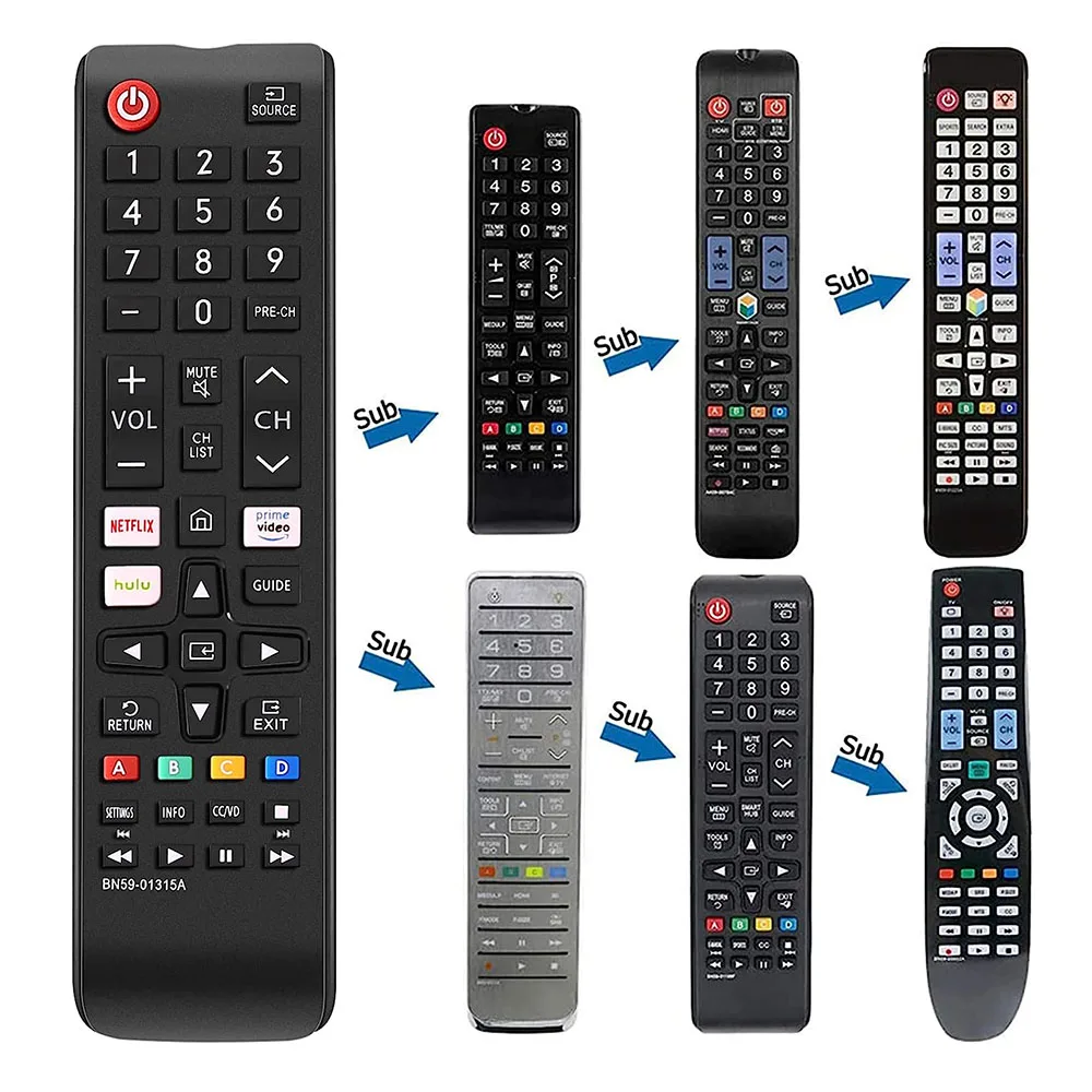 Universal BN59-01315A BN59-0315A Remote Control for All Samsung TV Compatible All Samsung LCD LED HDTV 3D Smart TVs Models