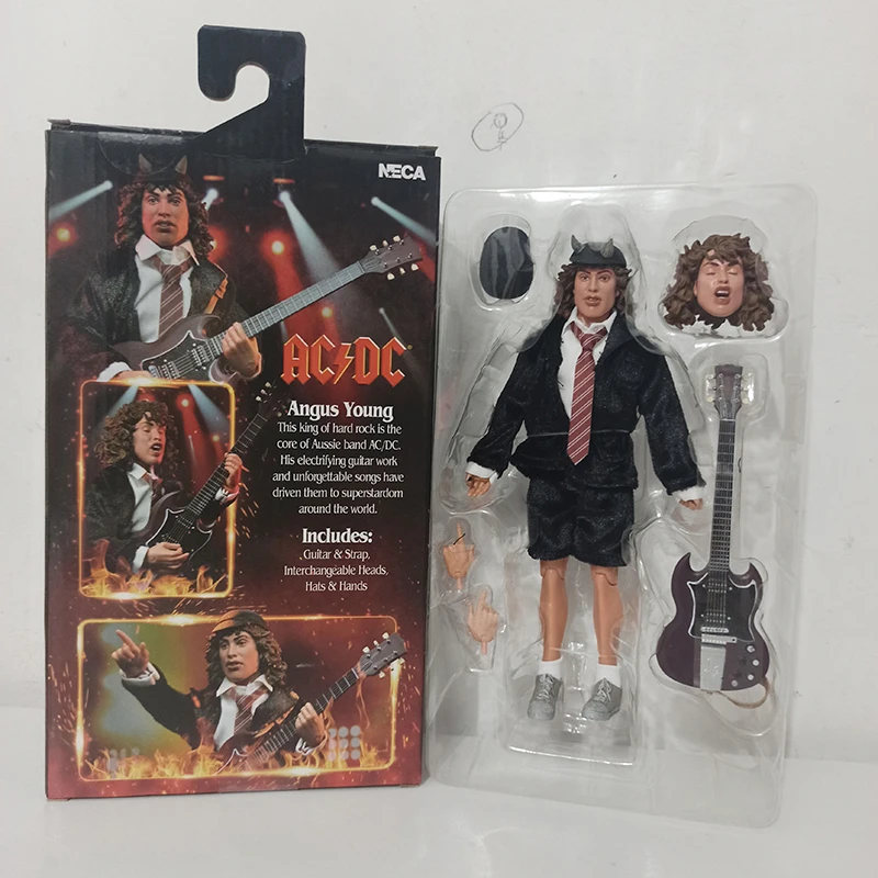 NECA Highway To Hell Angus Young Bon Scott Action Figure Model