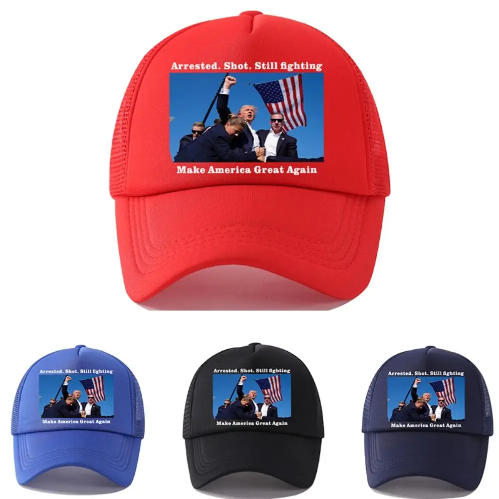 

New Make America Great Again Donald Trump Hat Adjustable Fashion Peaked Cap Outdoor Sports Cap for Men and Women