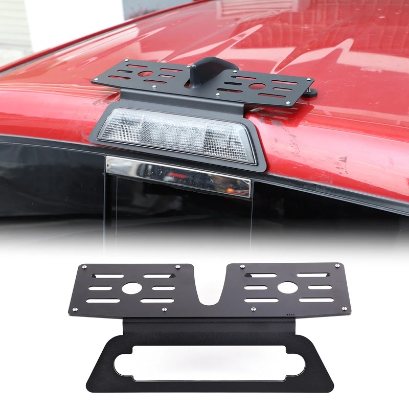 For Toyota Tacoma 2016-2022 Carbon Steel Black Car High Brake Light Extension Rack Car Exterior Modification Accessories