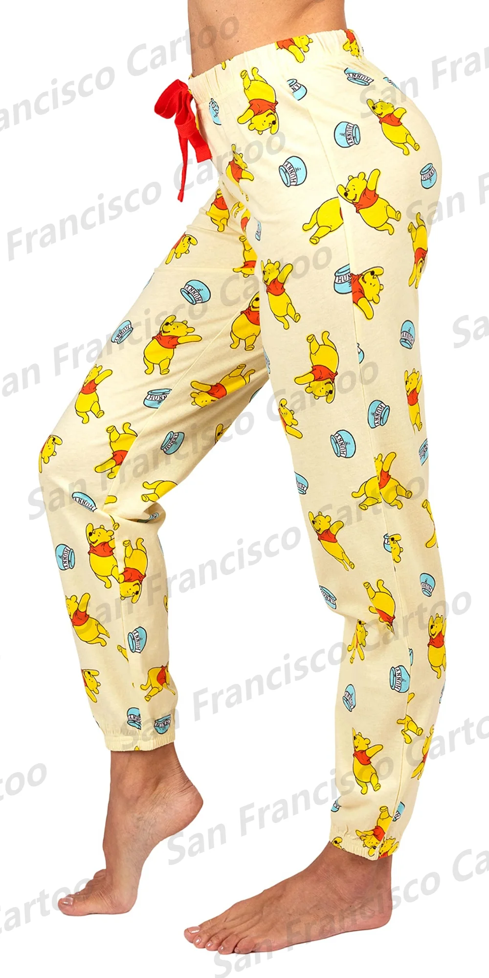 24 New Summer Girl Disney Animation Pajama Pants Mickey Mouse Stitch 3D Cartoon Printed Pants KID/Adult Home Casual Parent-Child