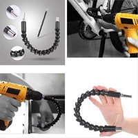 Reliable- 31PCS Flexible Drill Bit Extension Set Rotatable Socket Adapter Hex Shank 105° Right Angle Drill Screwdriver