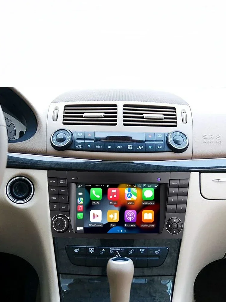 Mercedes Benz E-klasse W211 E200 E220 E300 E350 E240 E280 CLS autoradio 2Din Android 15 Auto multimediaspeler GPS carplay BT - afbeelding 2