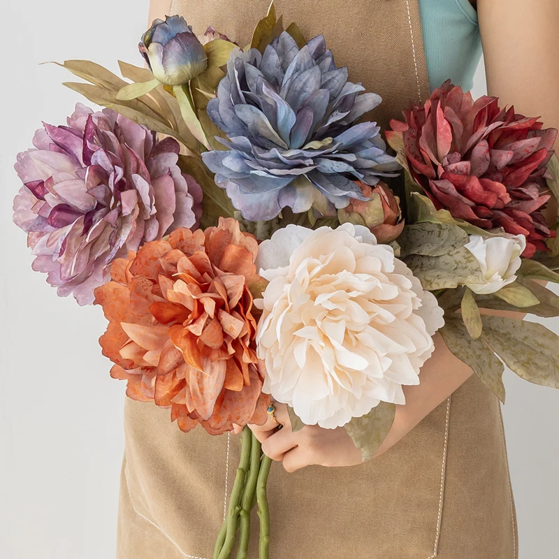1 Buah Bunga Simulasi Peony Be - Photography Artificial Lighting ulasan dan harga