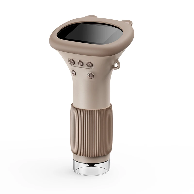 Microscoop voor kinderen Pocket Portable 2 inch IPS-scherm 1000X draagbare digitale microscopen met 8 verstelbare LED-verlichting