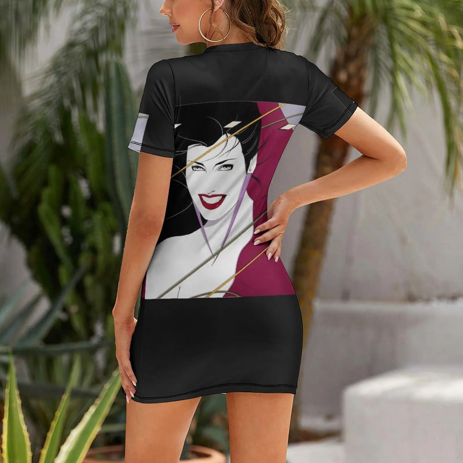 In Thor Ragnarok Duran Duran's Rio Bruce Banner Kurzarmkleid Damen Sommeroverall Kleid