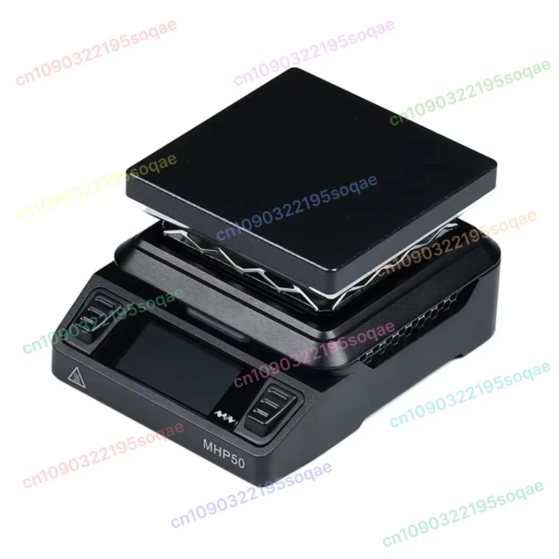 

For MHP50 Mini Hot Plate Preheater 50x50mm Heating Area Constant Temperature Heating Station 350℃ Intelligent Heating Tool