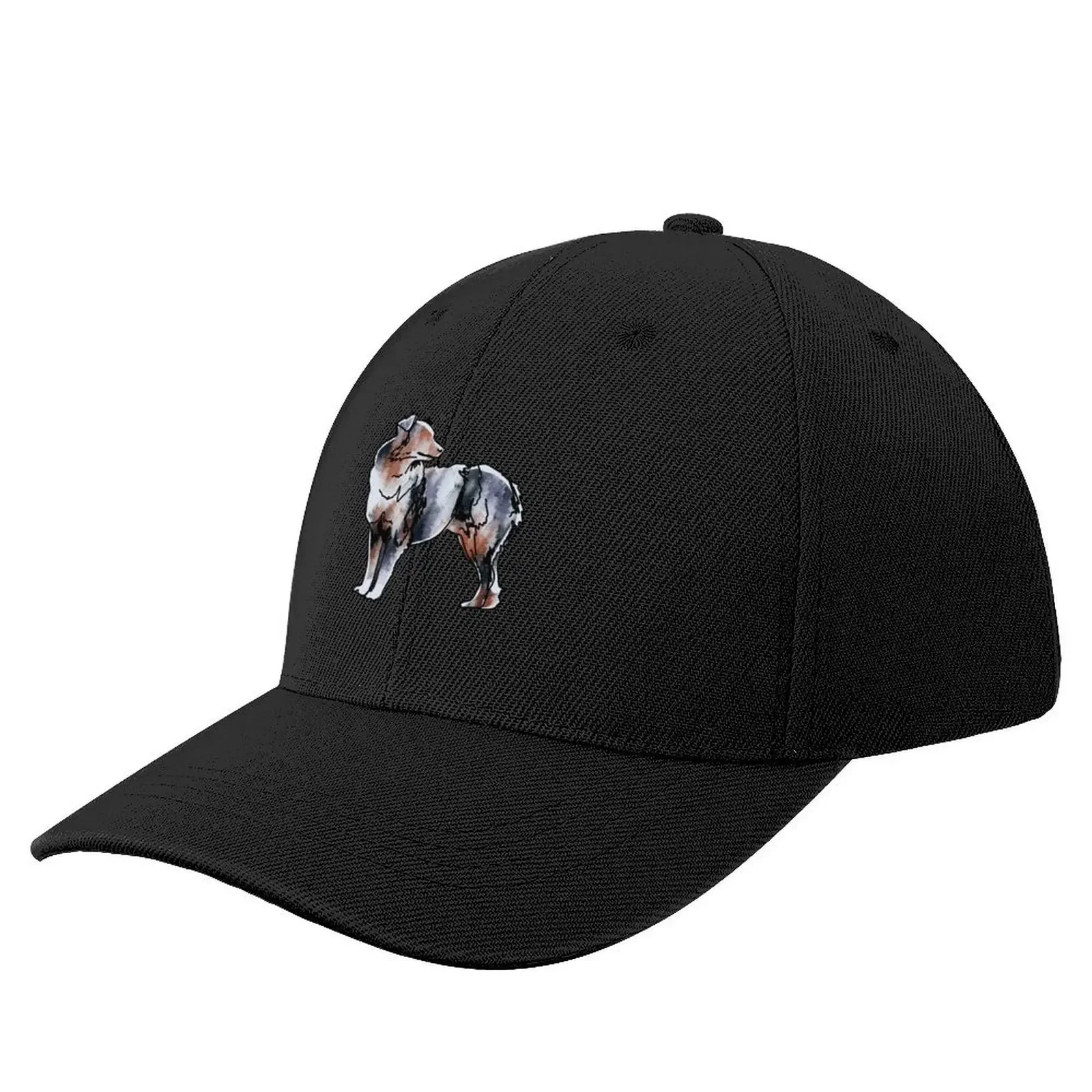 

Australian Shepard Simple Watercolor Baseball Cap Hat Man For The Sun Christmas Hat Ball Cap For Girls Men's