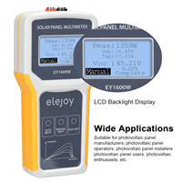 1600W Photovoltaic Panel Multimeter Solar Panel Tester Open Circuit Voltage Power Point Voltage Current Power Test Meter