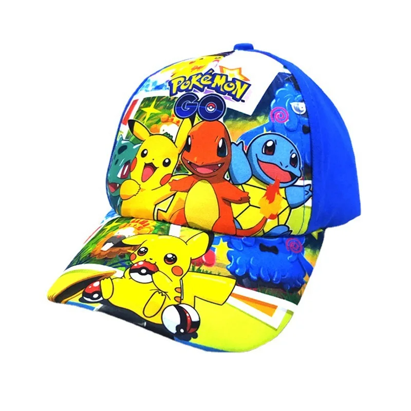 Pokemon Pikachu Outdoor Sport Zonnehoed Ademende Baseballpet Voor Peuters Verstelbare Comfortabele Pet Kinderen Leeftijd 3-9