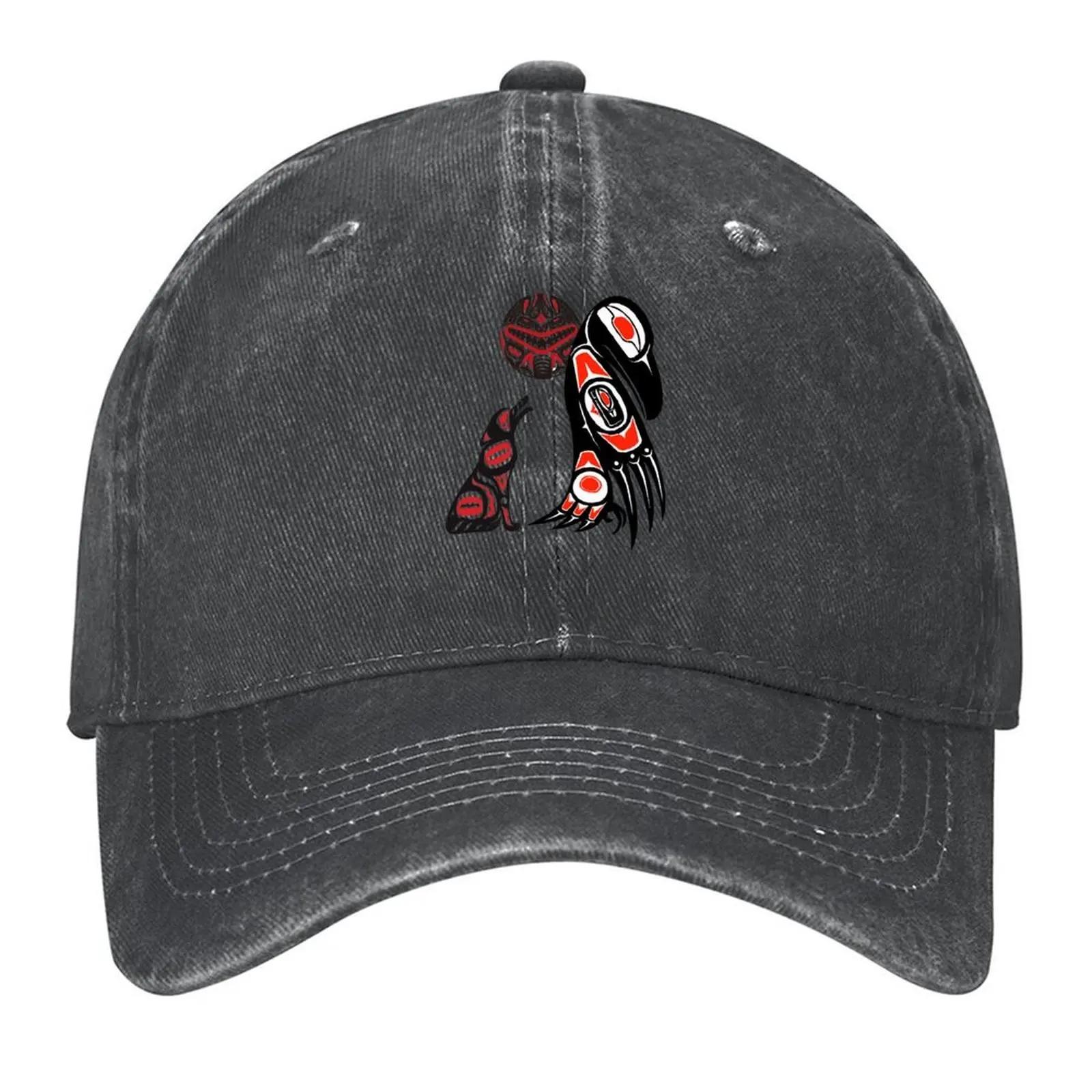 

Haida Tlingit Native Essential Бейсболка пляжная шляпа роскошные кепки забавная шляпа милая женская мужская