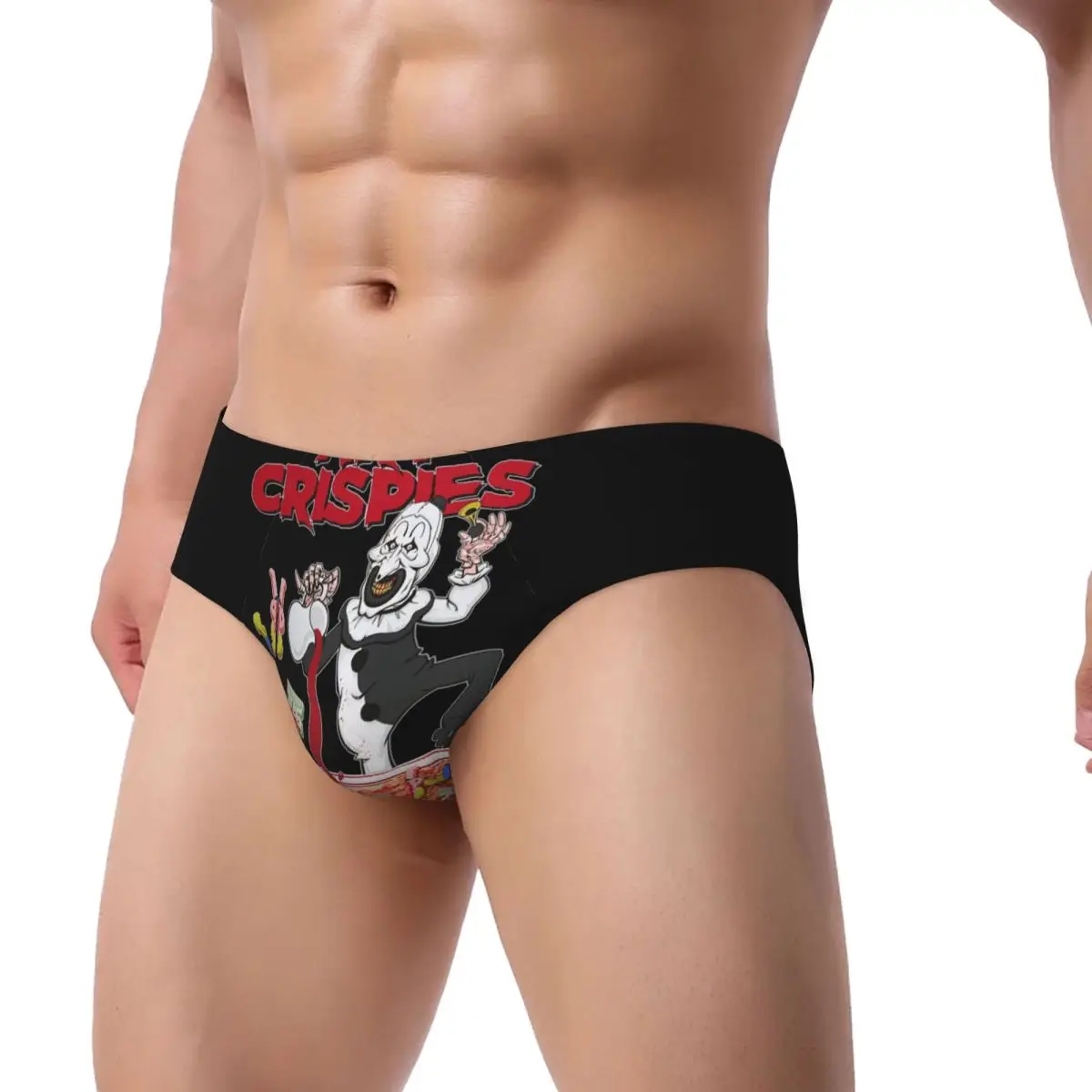 Custom Art Crispies Terrifiers Halloween Horror Movie Brief Panties Women's Comfort Stretch Underwear